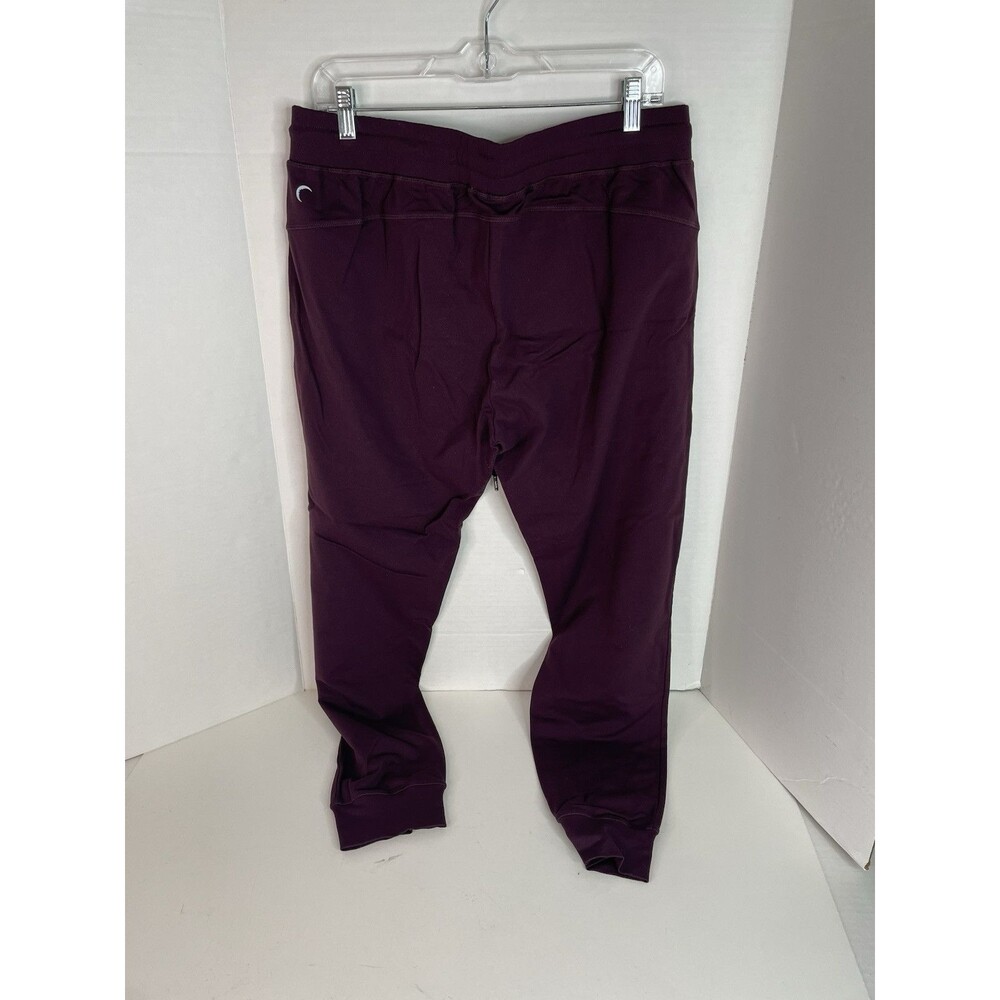 Zyia Active Pants 2XL, Maroon, Drawstring, Logo, Yoga, Pilates, - Picture 3 of 10